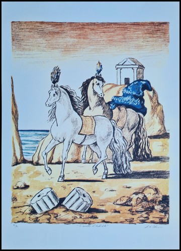 Giorgio chirico horses of - giorgio,