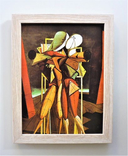 Quadro chirico con cornice - quadro,