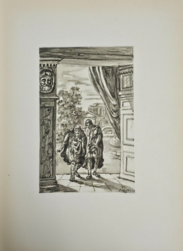 Giorgio chirico old stampa - old,