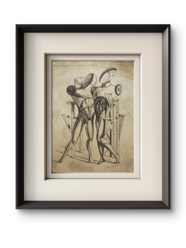 Giorgio chirico disegno a - de,