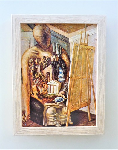 Stampa chirico con cornice - stampa,