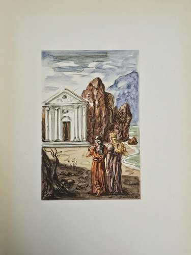 Giorgio chirico old stampa - chirico,