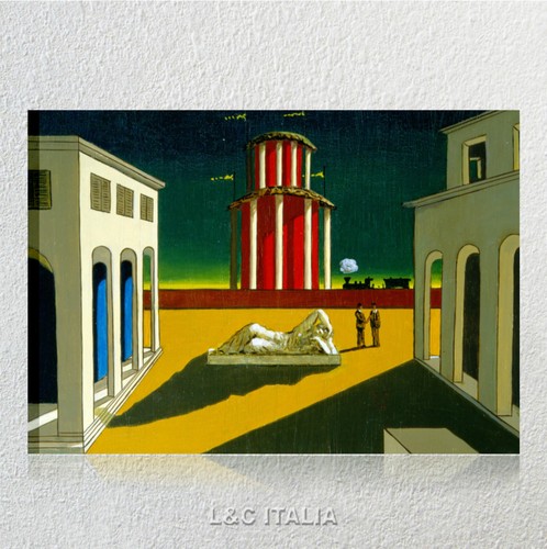 Chirico piazza italia con - de,