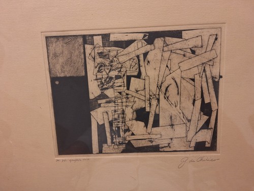 Chirico stampa astratta - g., de